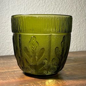 Vintage FTD Green Glass Bowl/Dish